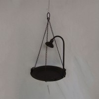 Outdoor Eco-Friendly Garden Hanging Iron Metal Bird Feeder With Stand