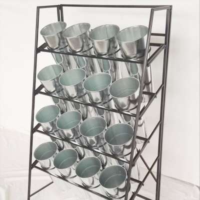 Garden Decoration Rack Display Plant Display Metal Outdoor Flower Iron Flower Pot Stand