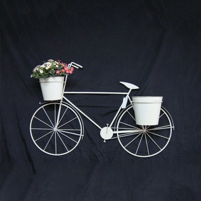 Welcome Plant Wall Decorative Metal Shape Bicycle Wall Decor