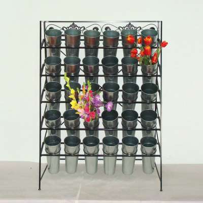 Factory Price Display Metal Iron Tall Flower Pot Display Stand