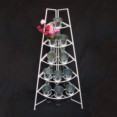 Wholesale Decorative Iron Metal Stand Wedding Flower Pot Display Rack