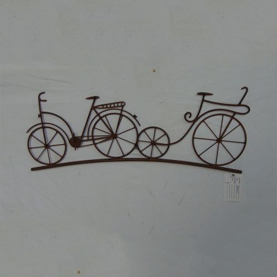 Metal Home Decor Hanging Arts Bike Shape Restaurant Wall Decoration