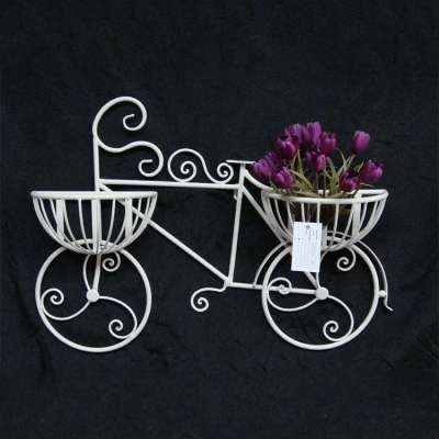 Family Hotel 3D Metal Bike Shaped Bicycle For Wall Hanging Decor